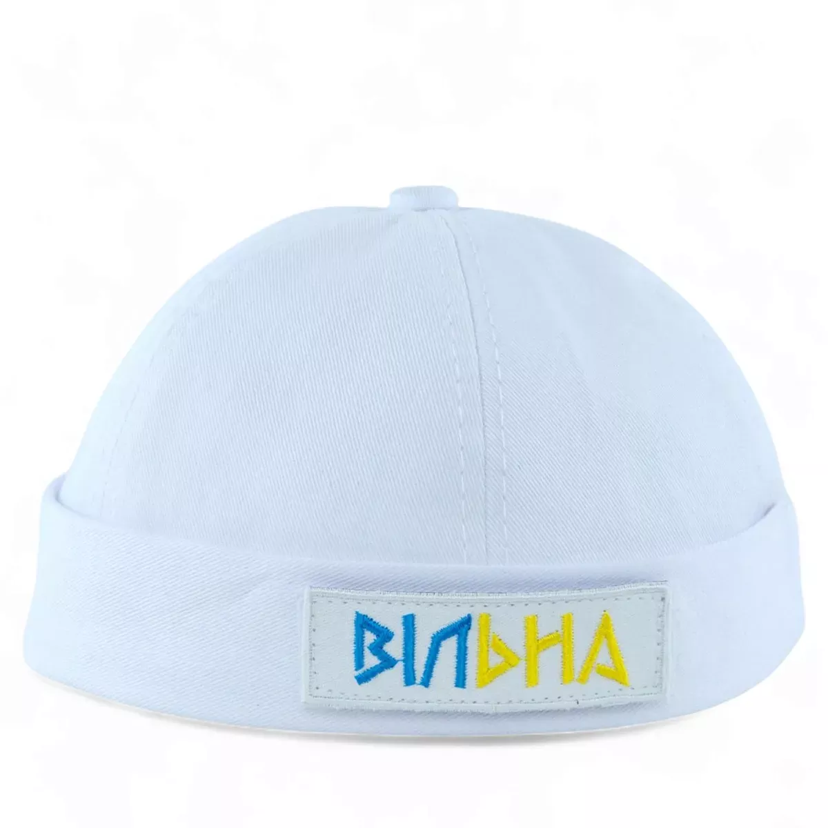 Кепка без козирка феска докер VILNIJ VladAltex 53-54 Білий 17-10 