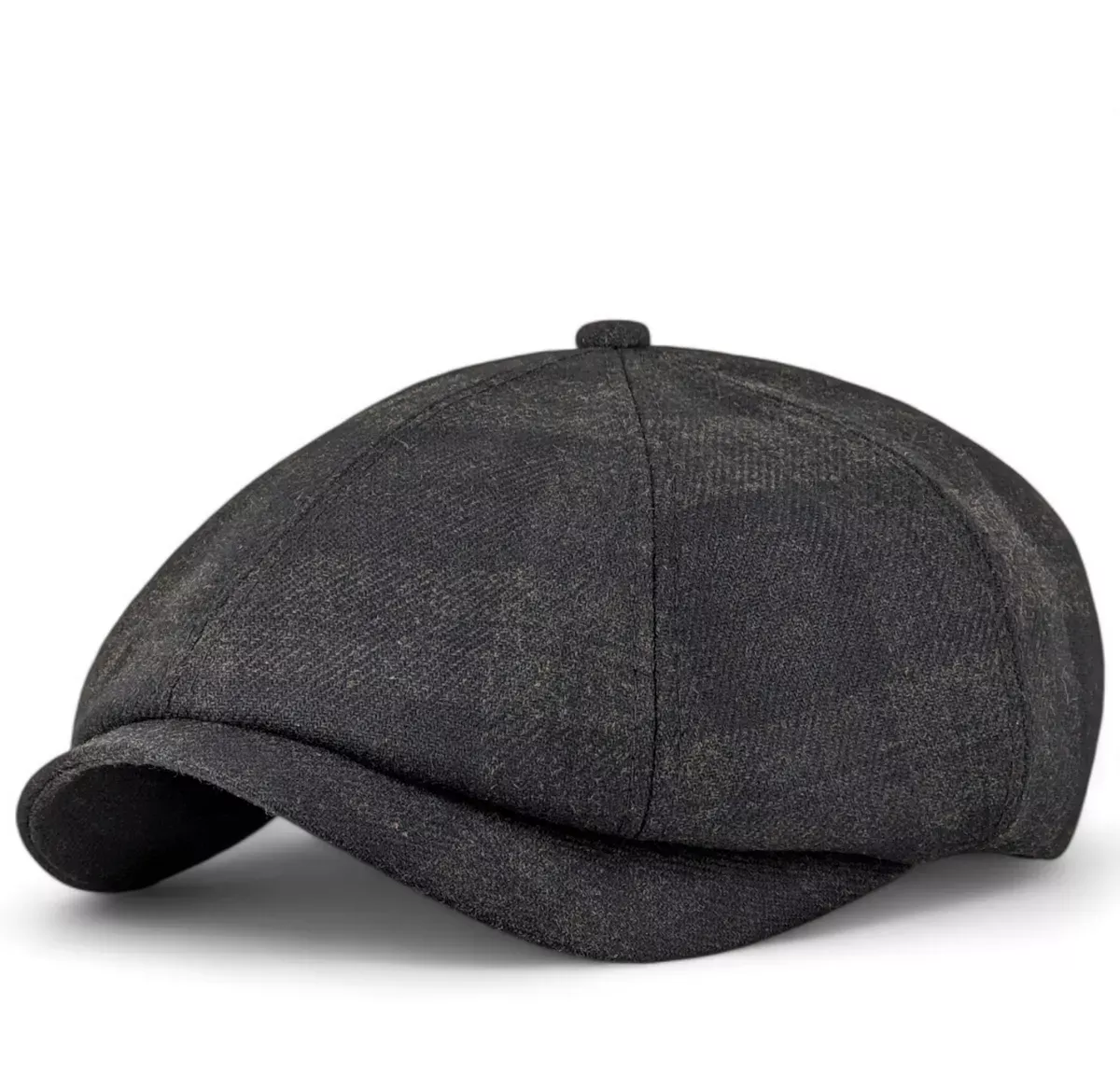 Кепка восьмиклинка хуліганка вовняна в клітинку Premium VladAltex 56 Темно-серий 530-26 