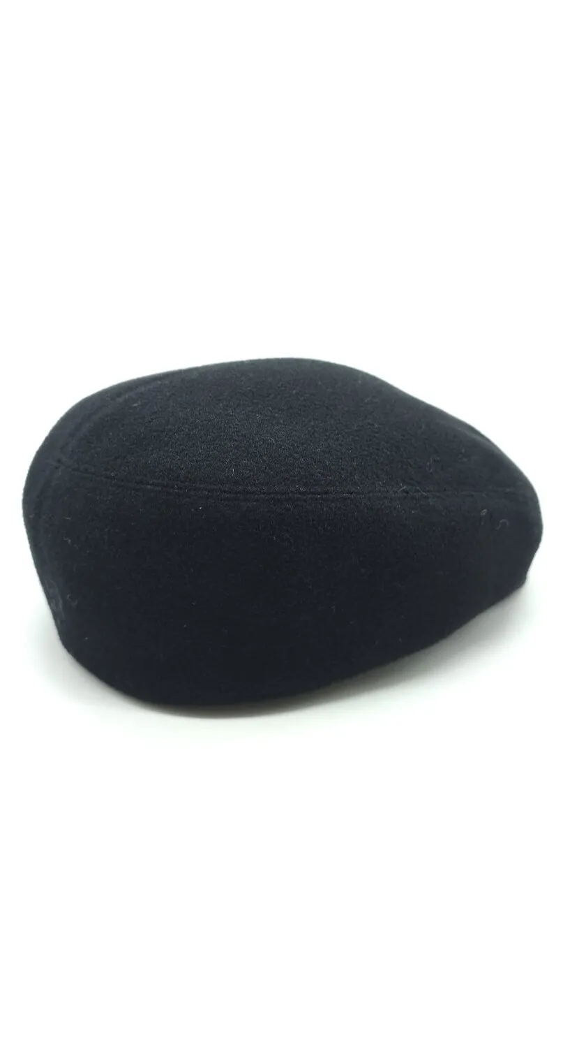 Кепі кашемірове Flat Cap 56-58 Чорний 