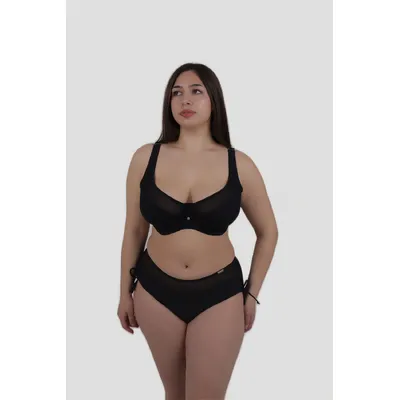 Купальник роздільний на кісточку та з сіткою 2567 RivageLine 80D/44 Чорний 12248