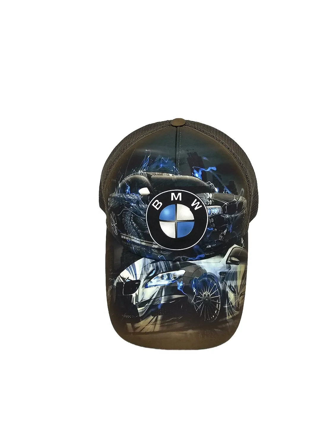 Бейсболка з сіткою та малюнком BMW 52-55 Хакі 13850 