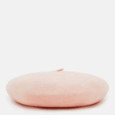 Берет класичний однотонний вовняний 56-58 Fortune Персиковий