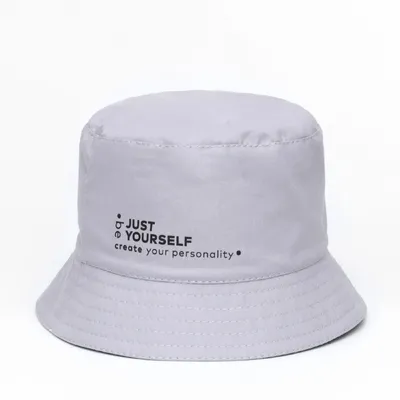 Панама з принтом Just Yourself AOLIKA 48 Сірий