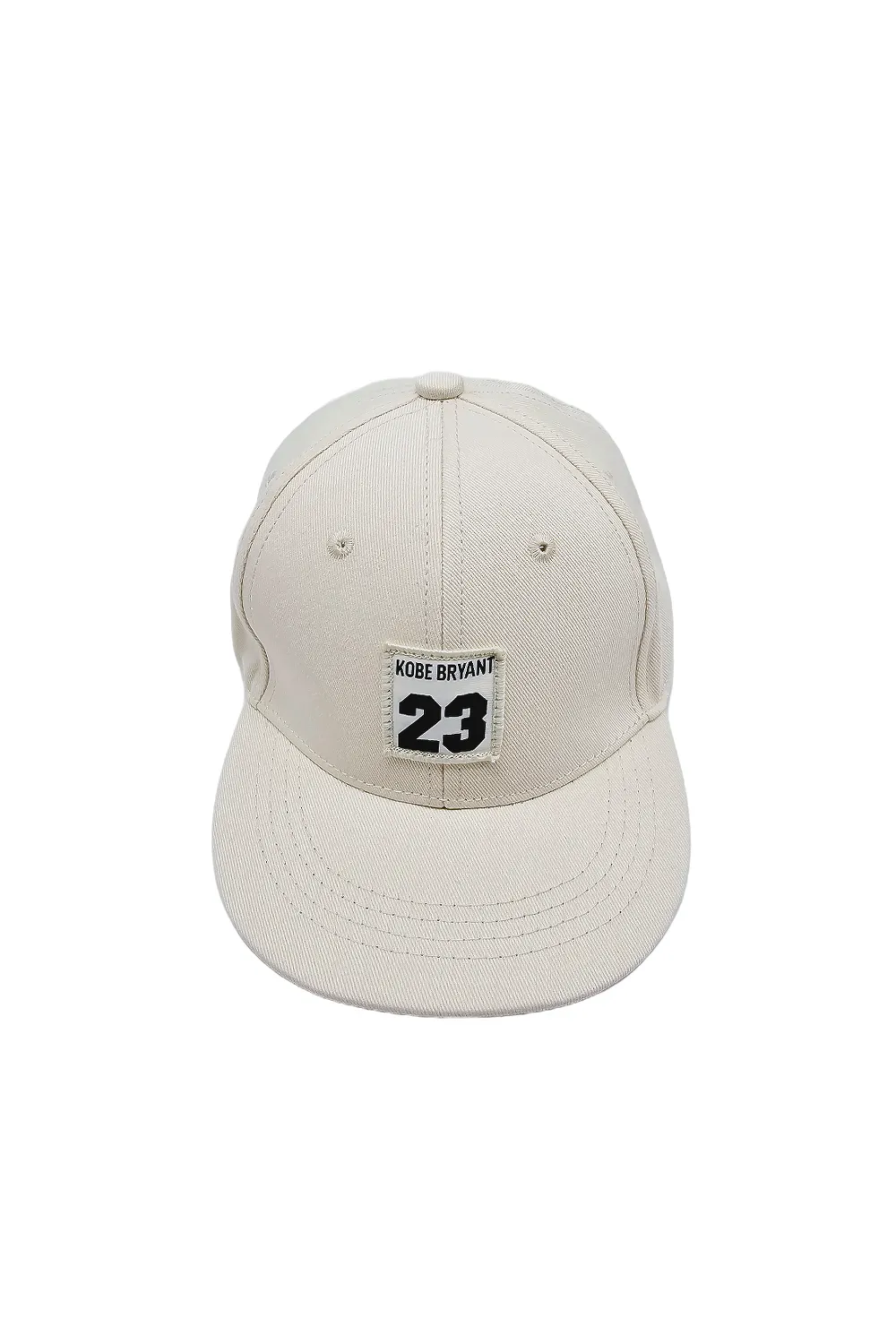 Бейсболка з прямим дашком та логотипом 23 50-54 Молочний 13734 