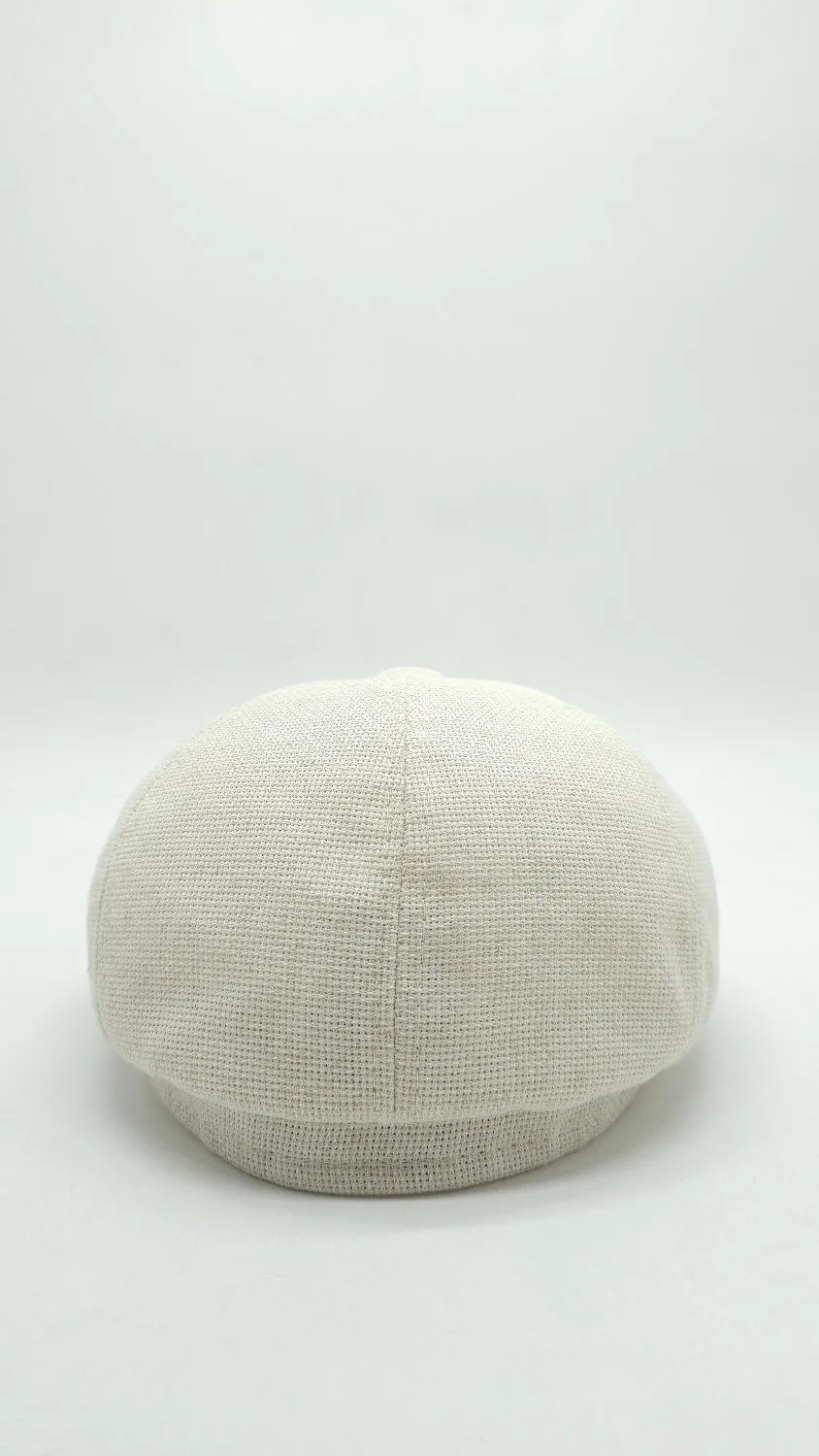 Кепка восьмиклинка хулиганка с канвы с ножкой CH 55 Бежевый 