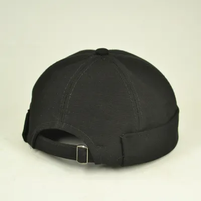 Кепка без козирка феска докер VladAltex 53-54 Чорний 31-10