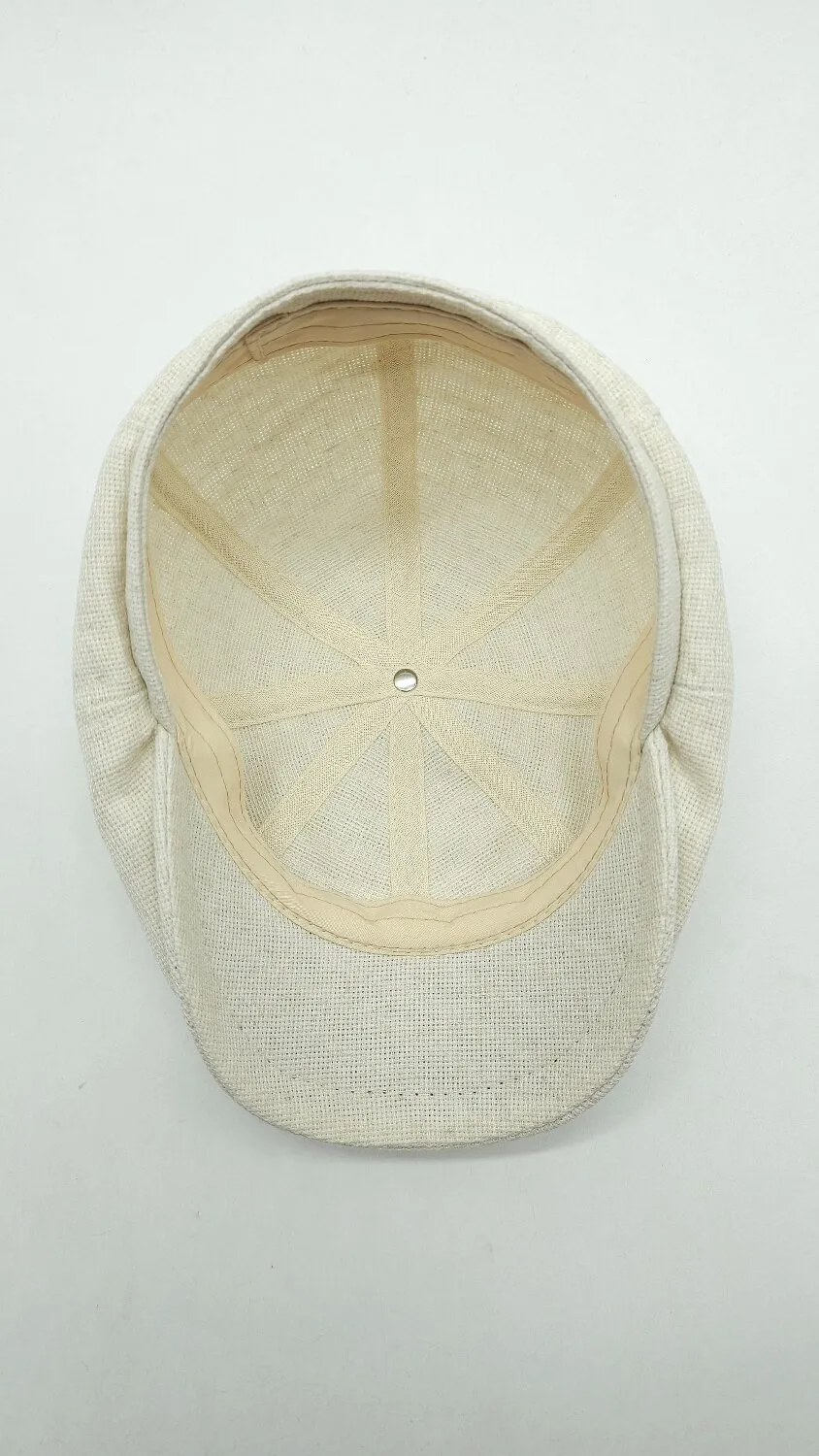 Кепка восьмиклинка хулиганка с канвы с ножкой CH 55 Бежевый 