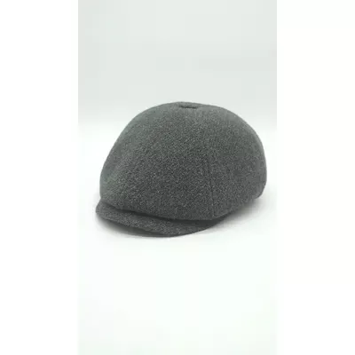 Кепка восьмиклинка утеплена з вушками Mazur 56 Темно-сірий KW84
