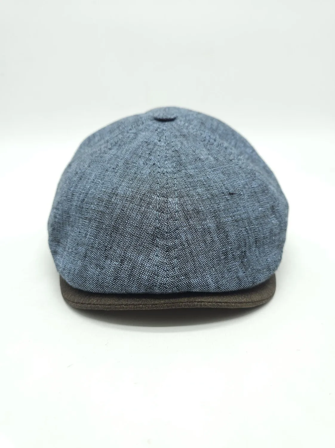 Кепка шестиклинка льняная на резинке 6-ARVIN HOOK L/60-61 Синий DENIM 