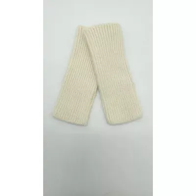 Перчатки митенки женские одинарные вязаные КИРА Malisa one size Шампань