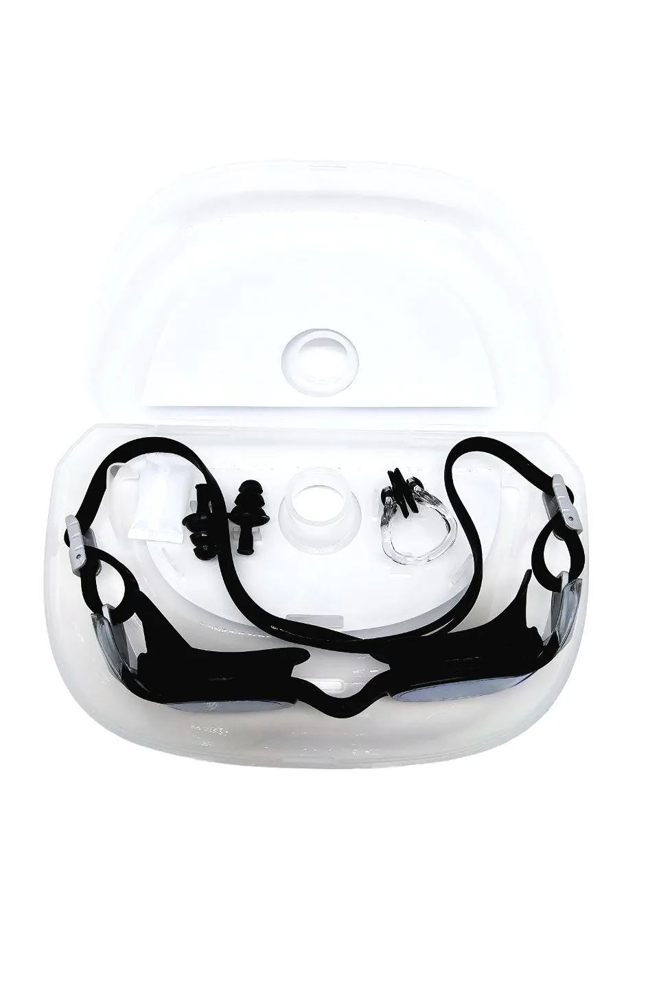 Очки для плавания MC1970 Leacco one size Черный 13658 