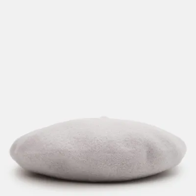 Берет класичний однотонний вовняний 56-58 Fortune Сірий