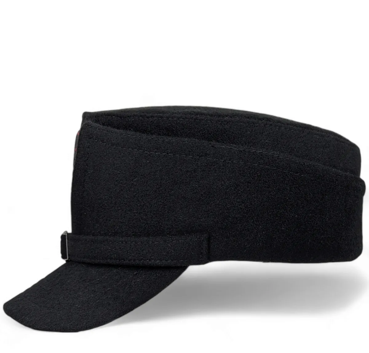 Кепка немка мазепинка бандеровка австрийка УПА кашемировая с кокардой VladAltex 56 Черный 222-19 