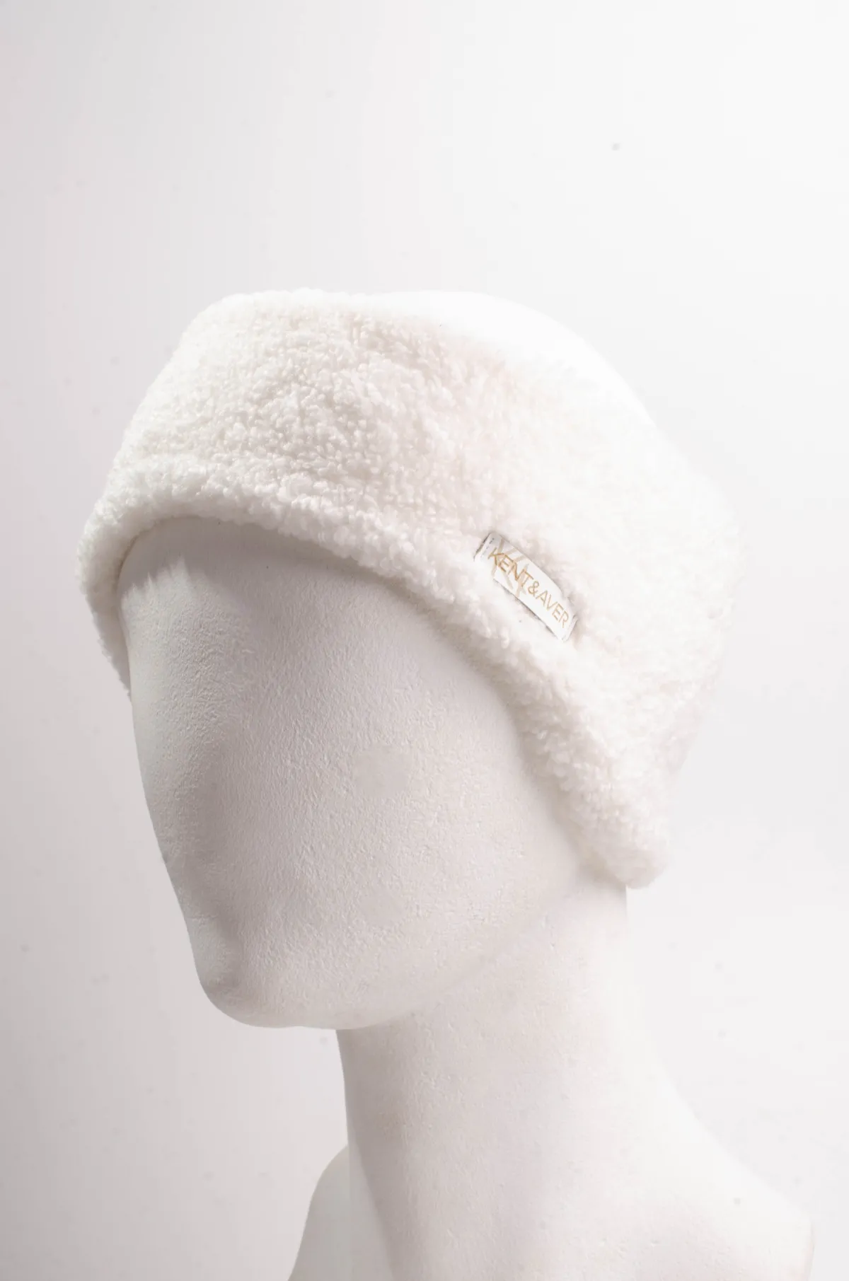 Пов’язка хутряна подвійна МАМИНІ ОБІЙМИ KENT&AVER 56-58 Білий 0225 