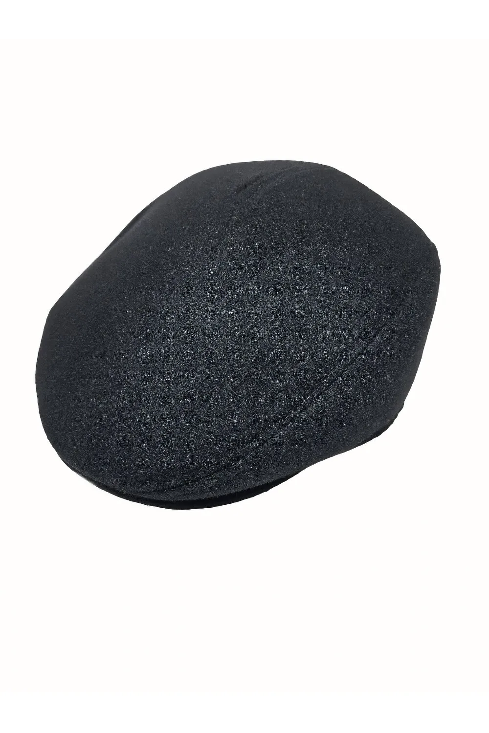 Кепка пряма реглан кашемірова класична однотонна 56 Чорний 12958 