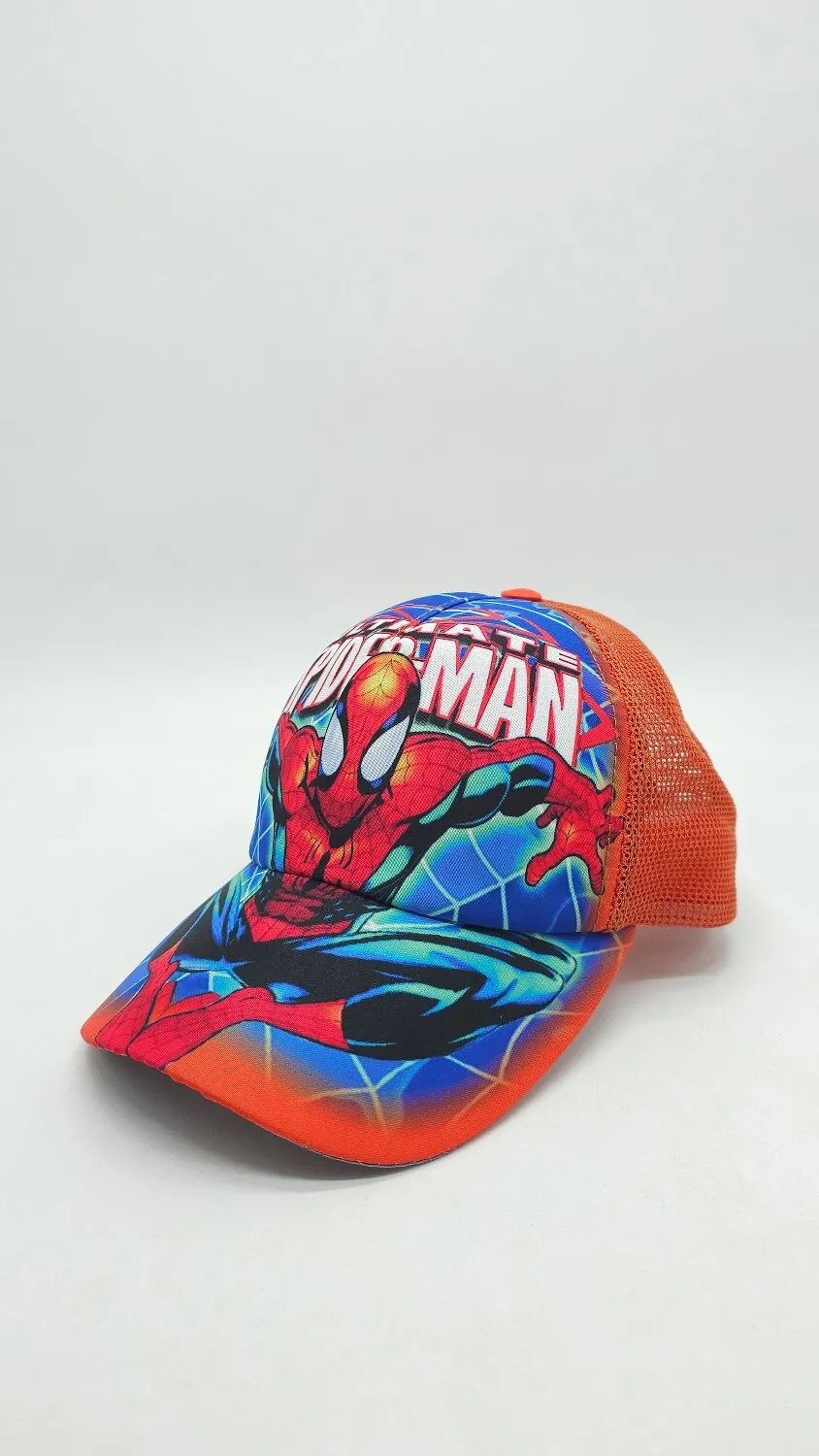Бейсболка з сіткою та малюнком Спайдермен SPIDERMAN 52-55 Помаранчевий 
