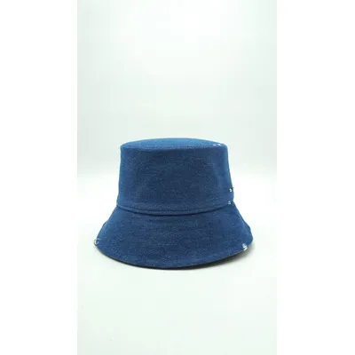 Панама джинсова Bucket Hat Piercing Fortune 56 Синій