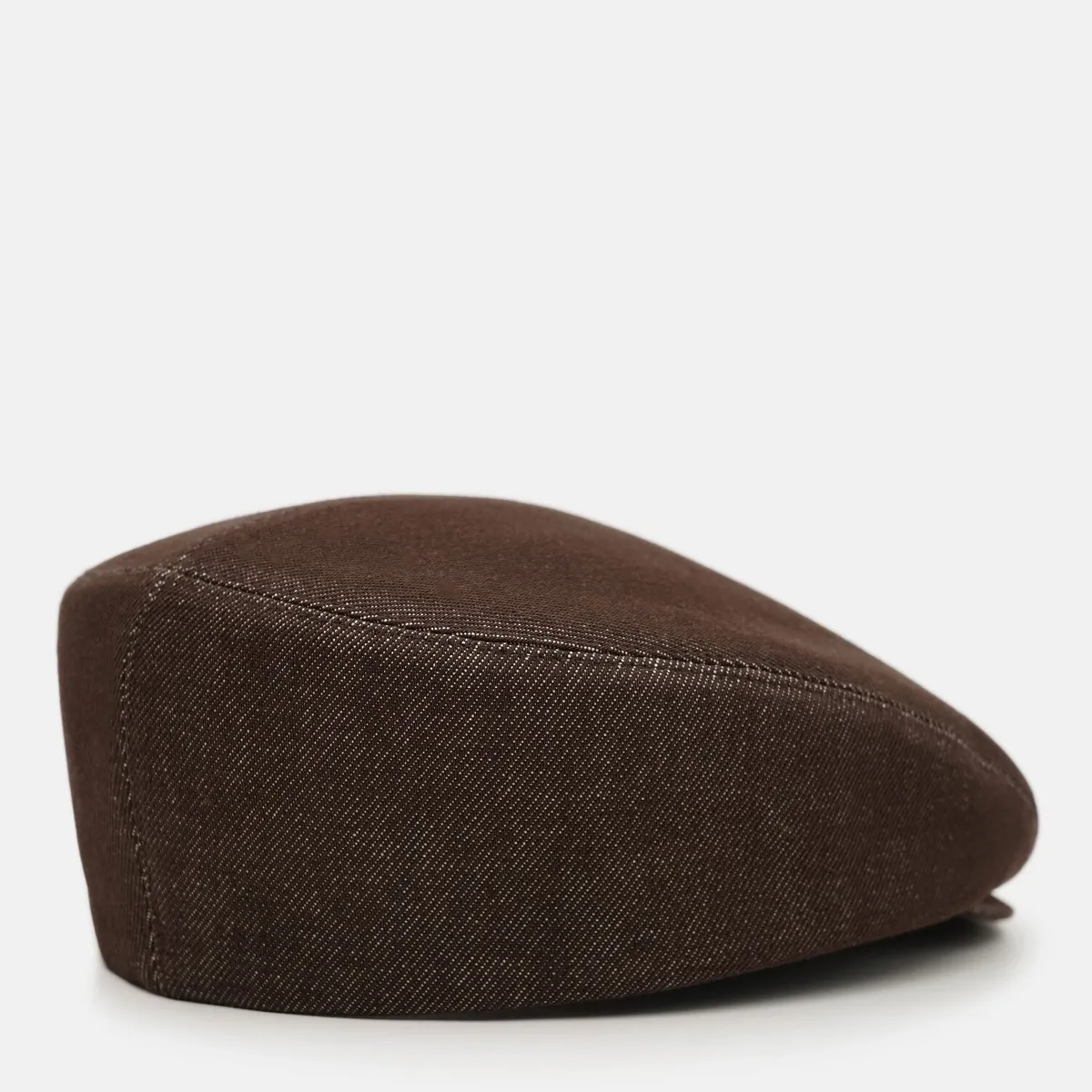 Кепі джинсове Flat Cap Fortune 55-57 Коричневий 