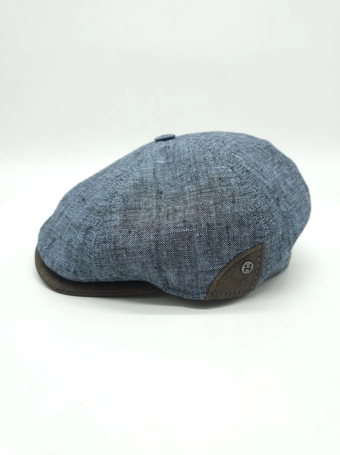 Кепка шестиклинка льняная на резинке 6-ARVIN HOOK L/60-61 Синий DENIM 