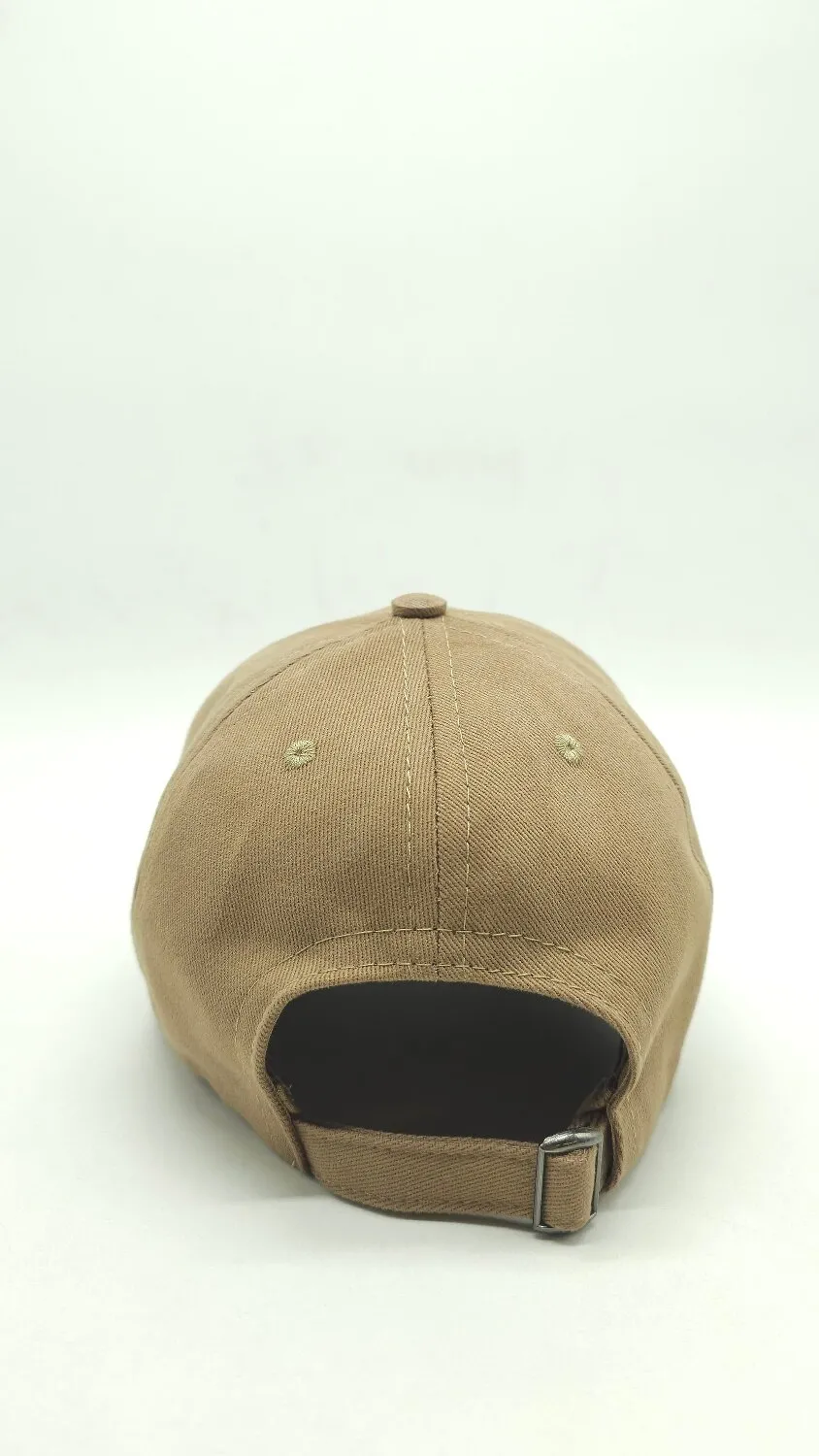Бейсболка бавовняна однотонна Fortune 55-58 Темно-бежевий 