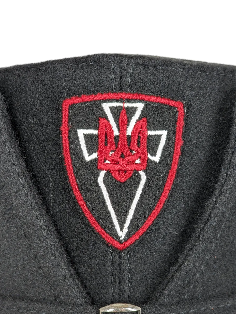 Кепка немка мазепинка бандеровка австрийка УПА кашемировая с кокардой VladAltex 56 Черный 222-19 