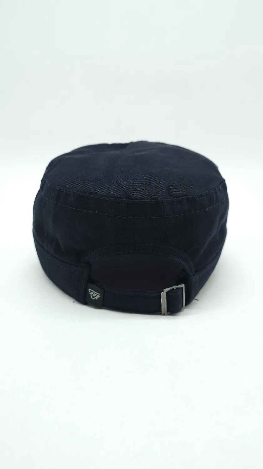 Кепка німка бавовняна однотонна Mazur S/55-56 Темно-синій NK4-KO4 