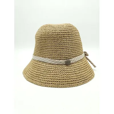 Панама плетена Fortune 55-57 Бежевий SM368