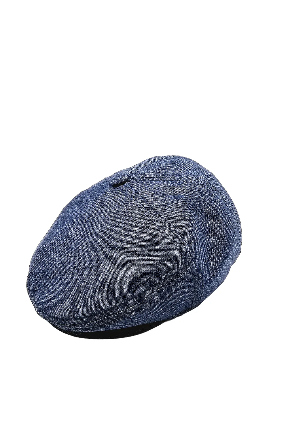 Кепка п’ятиклинка лляна 56 Темно-синій 13726 