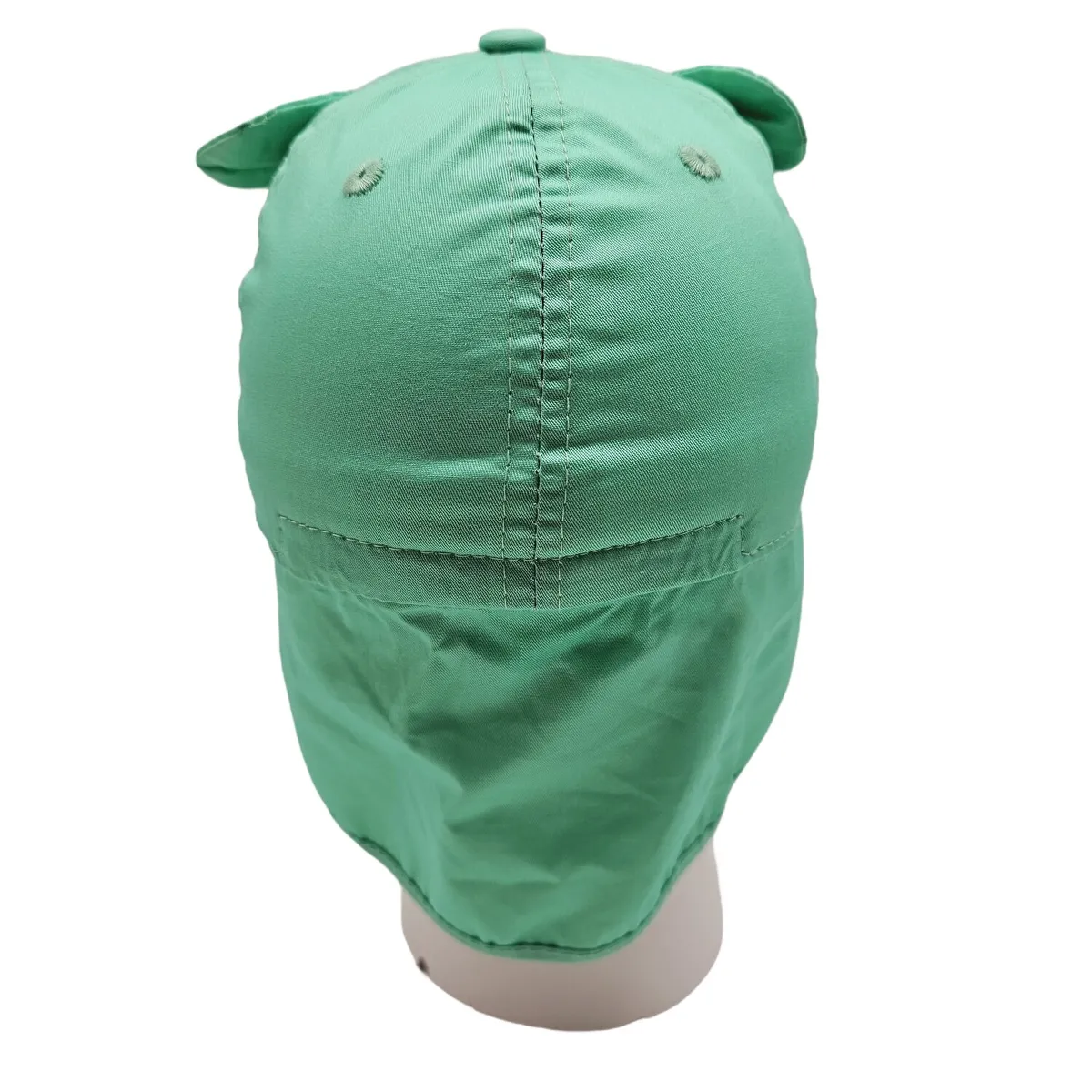 Бейсболка-бандана для дівчинки з вушками та котиком 50 Бірюзовий 
