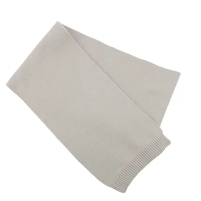 Шалик в’язаний одношаровий Ленні Talvi 120x15см Світло-сірий 12119