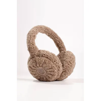 Наушники меховые TEDDY с рисунком ДРЕВО 888-89 KENT&AVER one size Кофе