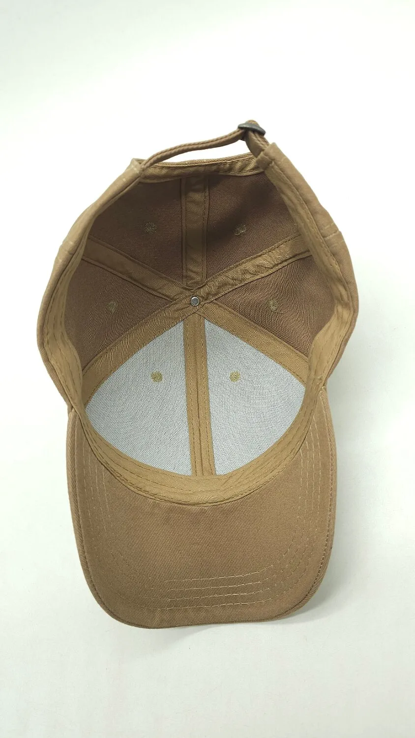 Бейсболка бавовняна однотонна Fortune 55-58 Темно-бежевий 