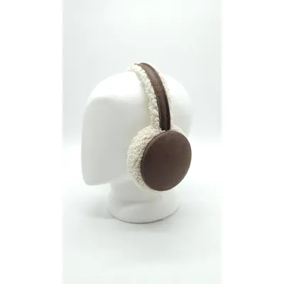 Наушники меховые TEDDY Дайвинг SumWin one size Светло-бежевый з шоколадным 0209