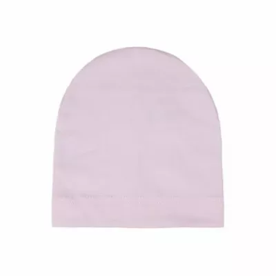 Шапка однотонна з одинарного трикотажу Холлі Talvi 50-52 Світло-рожевий 14621