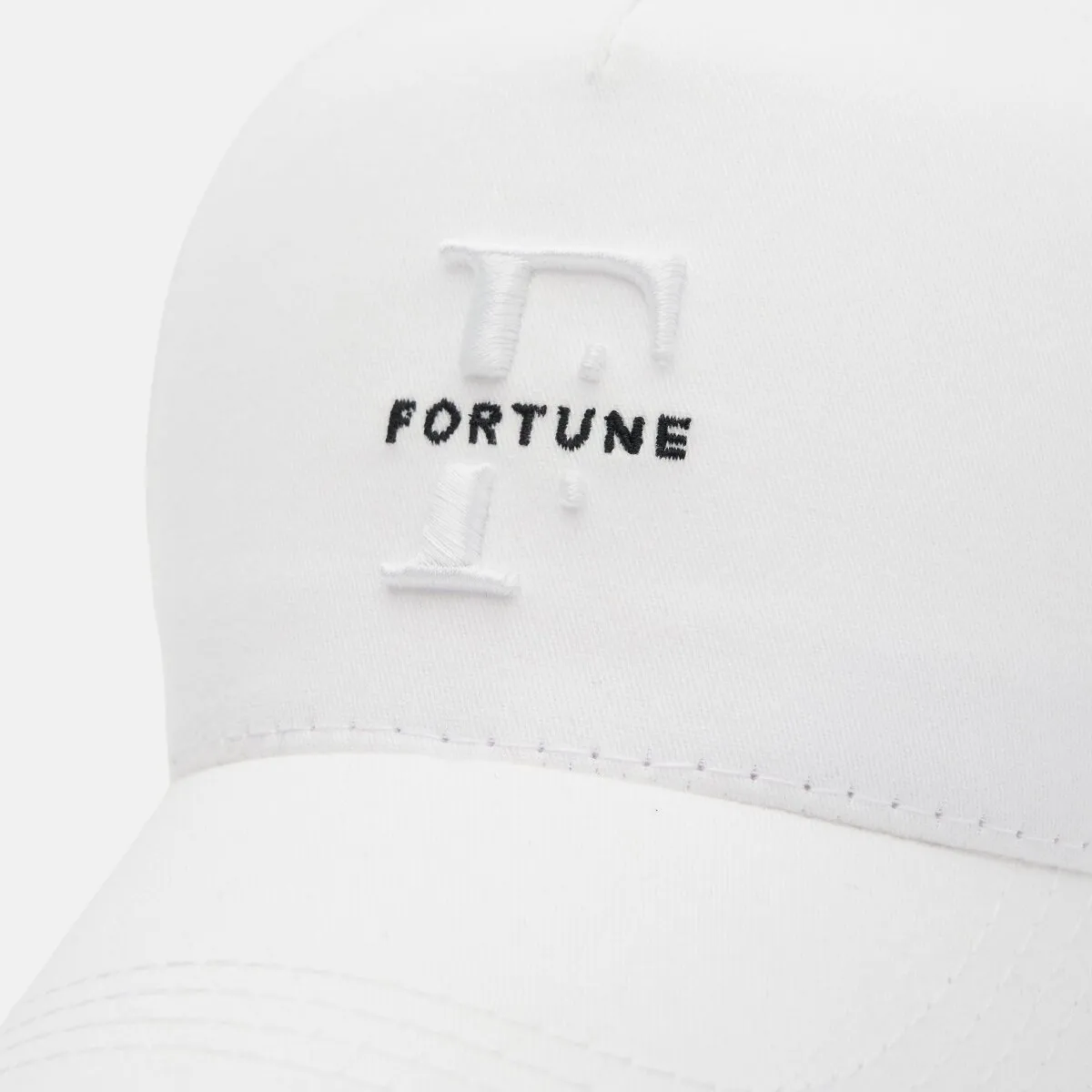 Бейсболка американка бавовняна з логотипом Fortune 51-52 Білий 
