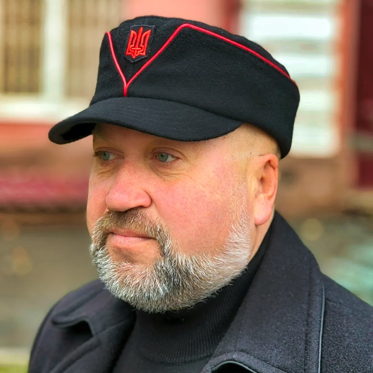 Мазепинка бандерівка австрійка кашемірова святкова з кокардою VladAltex 56 Чорний 0111-19 