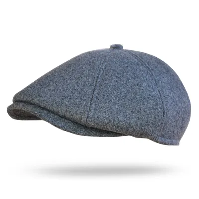 Кепка восьмиклинка твидовая меланж VladAltex 58 Синий 512-28