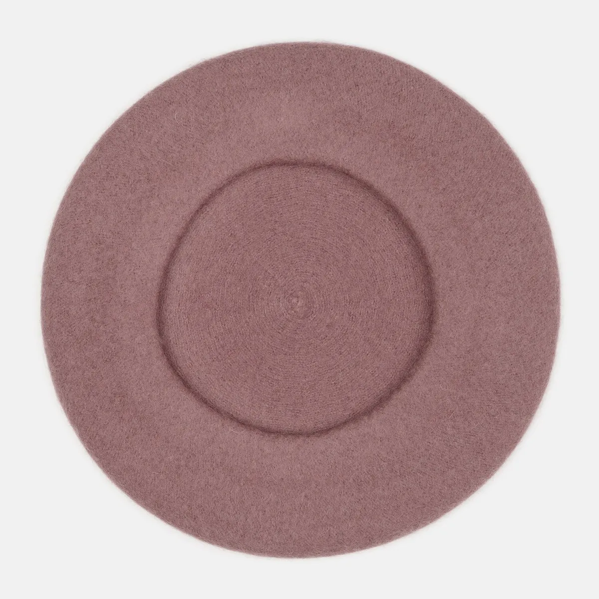 Берет класичний однотонний вовняний 56-58 Fortune Пудровий перламутр 