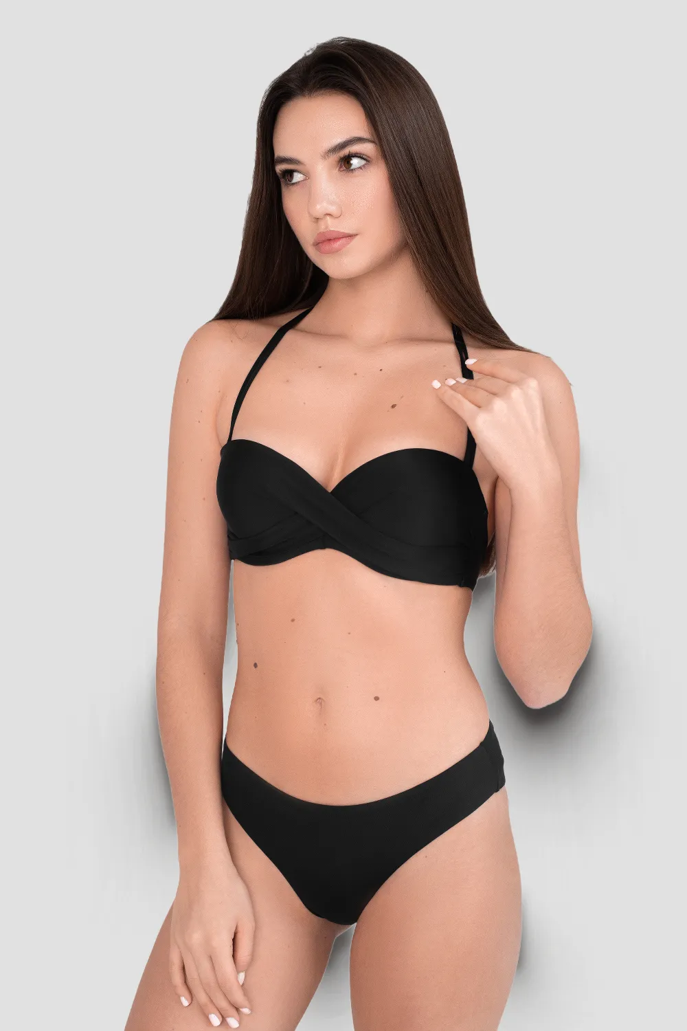 Купальник роздільний анжелікою з Push-up 32675 Atlantic Beach 38 Чорний 12492 