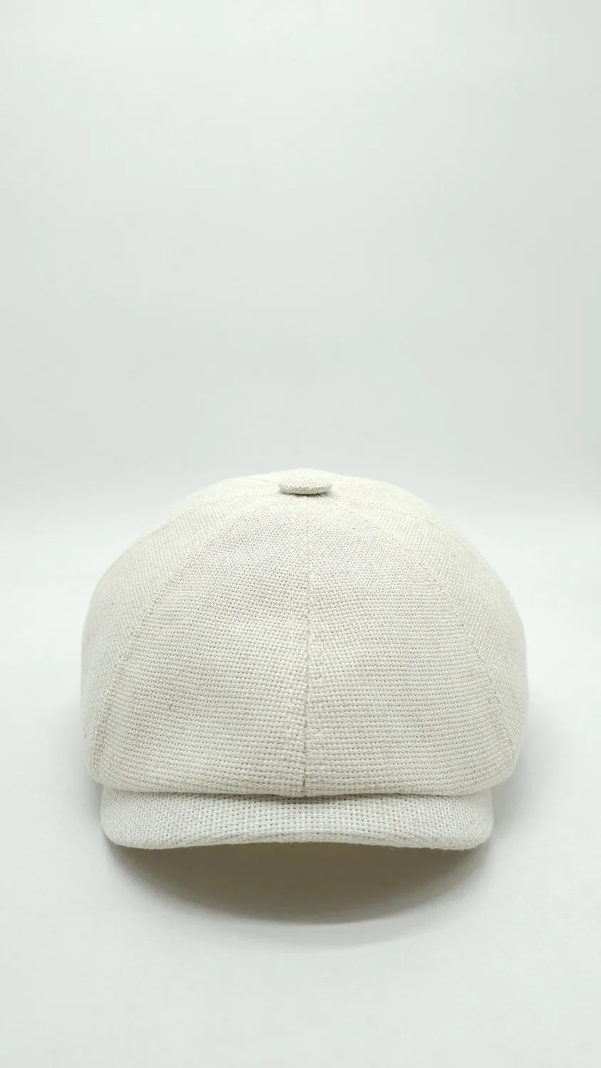 Кепка восьмиклинка хулиганка с канвы с ножкой CH 55 Бежевый 