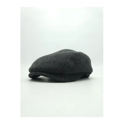 Кепка реглан пряма на ніжці в ялинку CH 55 Темно-сірий Z-24/2