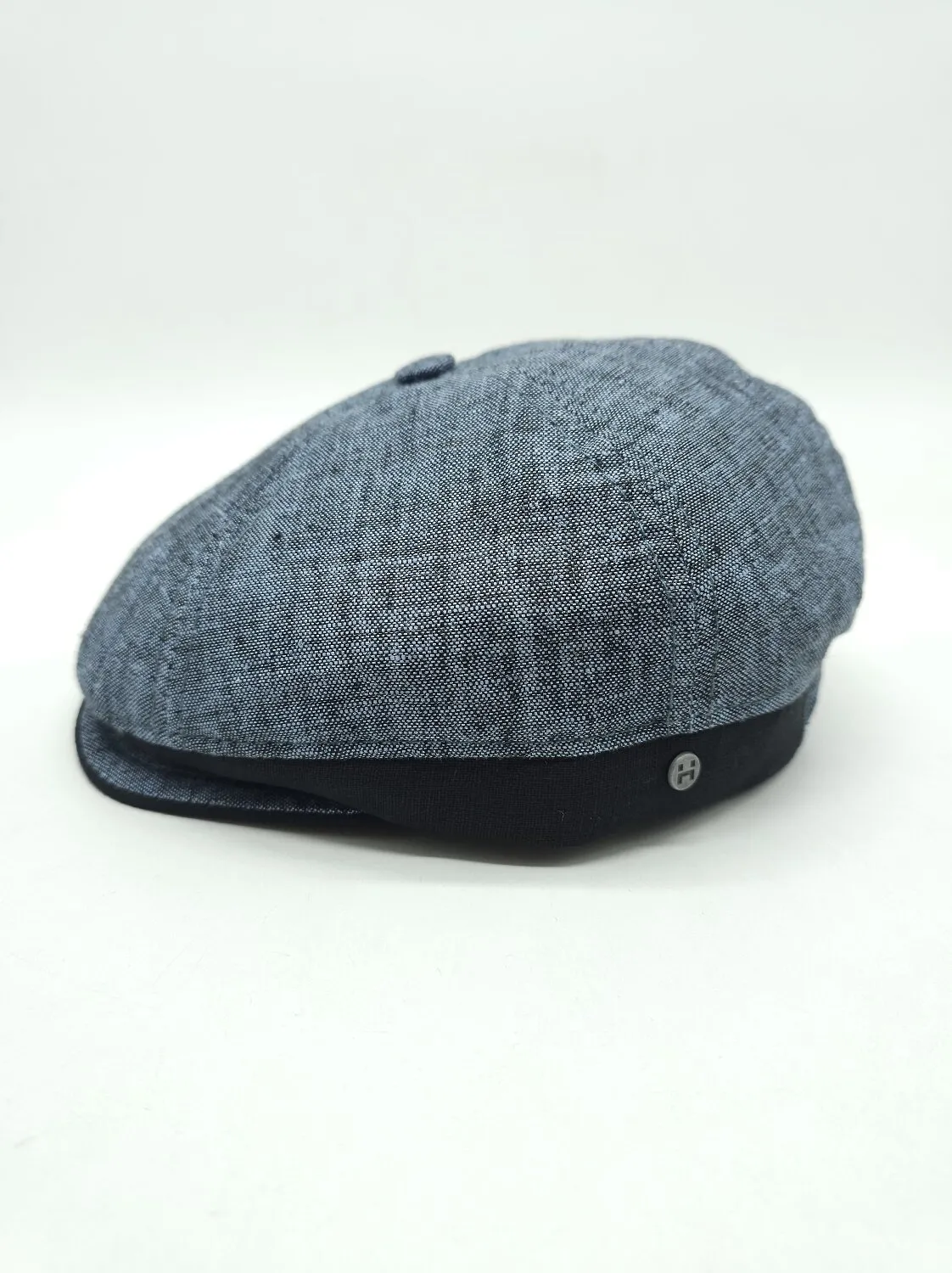 Кепка шестиклинка льняная на резинке 6-ARTURO HOOK S/55-57 Синий DENIM 