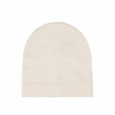 Шапка однотонна з одинарного трикотажу Холлі Talvi 50-52 Молочний 14622