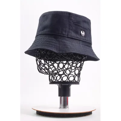 Панама бавовняна однотонна з кишенею Пірсинг KENT&AVER 55 Чорний 2207