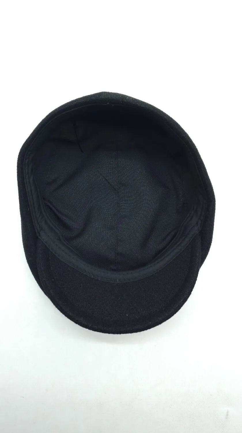 Кепі кашемірове Flat Cap 56-58 Чорний 