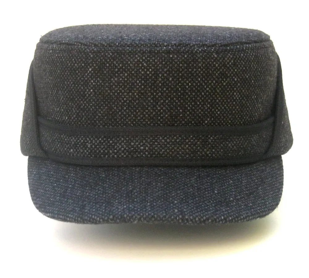 Кепка німка мазепинка твідова меланж VladAltex 56 Темно-сірий 107-22 