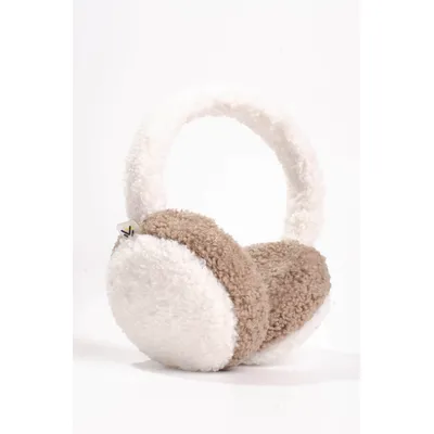 Наушники меховые TEDDY складные 0221-2 KENT&AVER one size Белый с кофе