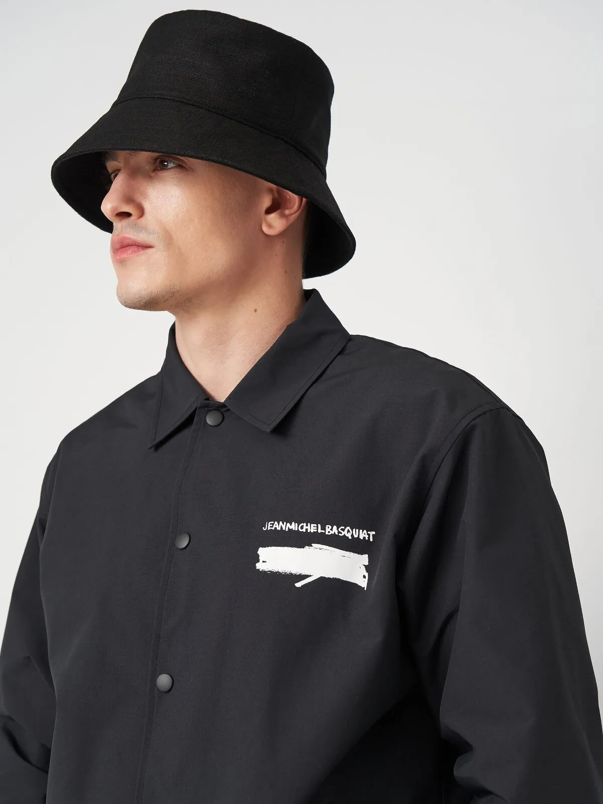 Панама льняная однотонная Bucket Hat Fortune 55-56 Черный 