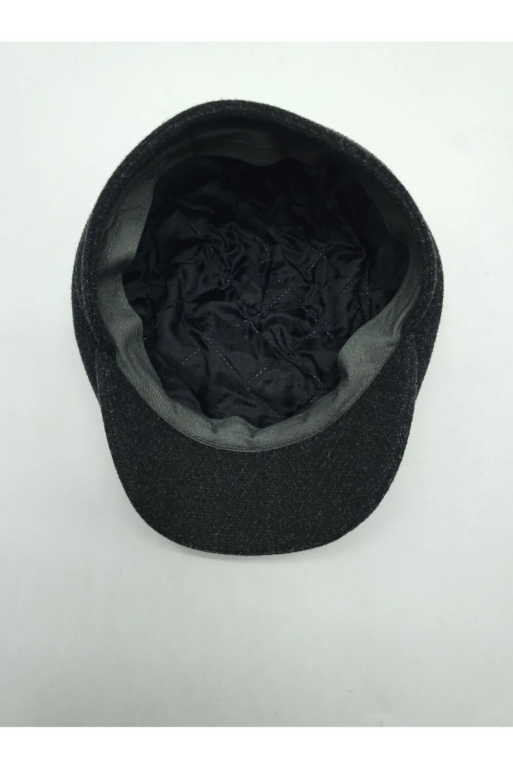 Кепка реглан пряма на ніжці в ялинку CH 55 Темно-сірий Z-24/2 