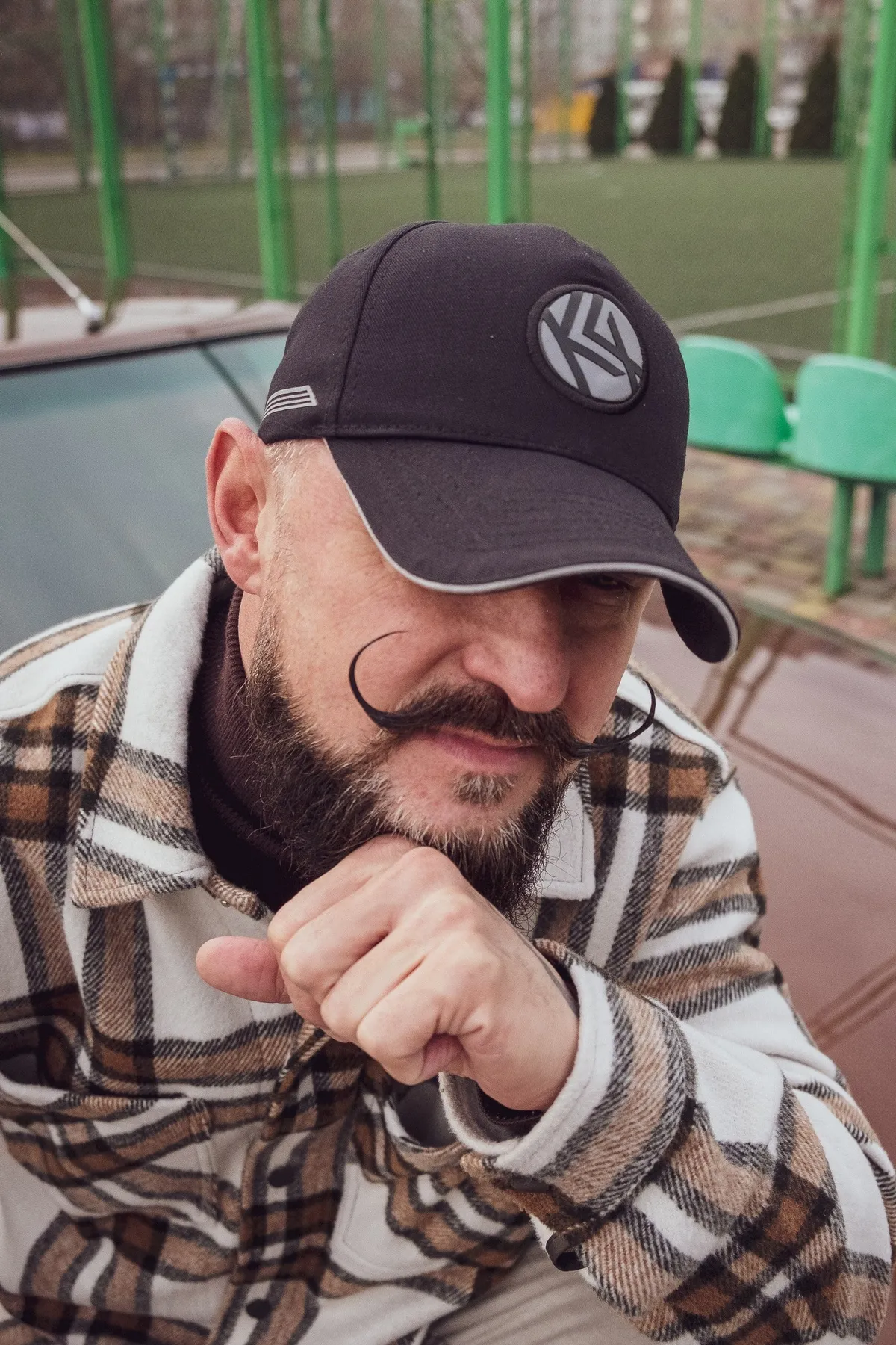 Бейсболка форхед з світловідбиваючими елементами Reflective KENT&AVER 57-58 Чорний 0002-5 